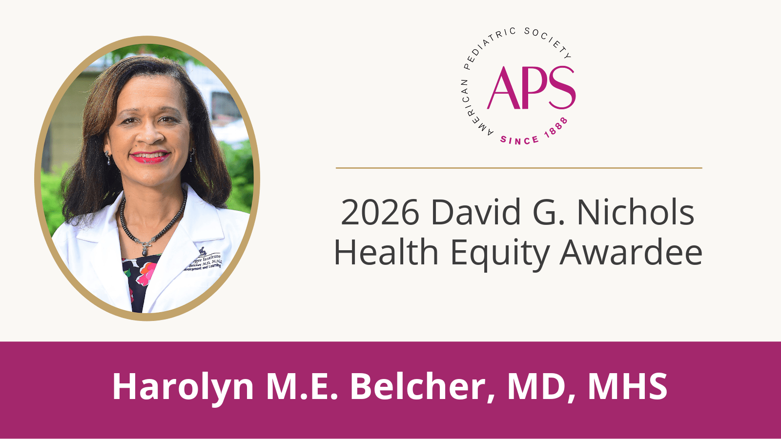 Nichols Awardee - Dr. Belcher v.2